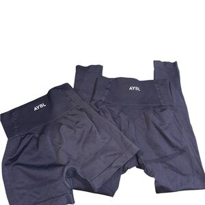 AYBL Navy Active Shorts Set